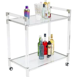 KARE Design Tische-Servierwagen Josy Silber