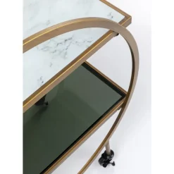 KARE Design Tische-Servierwagen Loft Brass