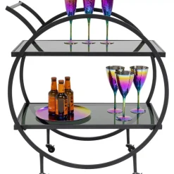 KARE Design Tische-Servierwagen Loft Schwarz