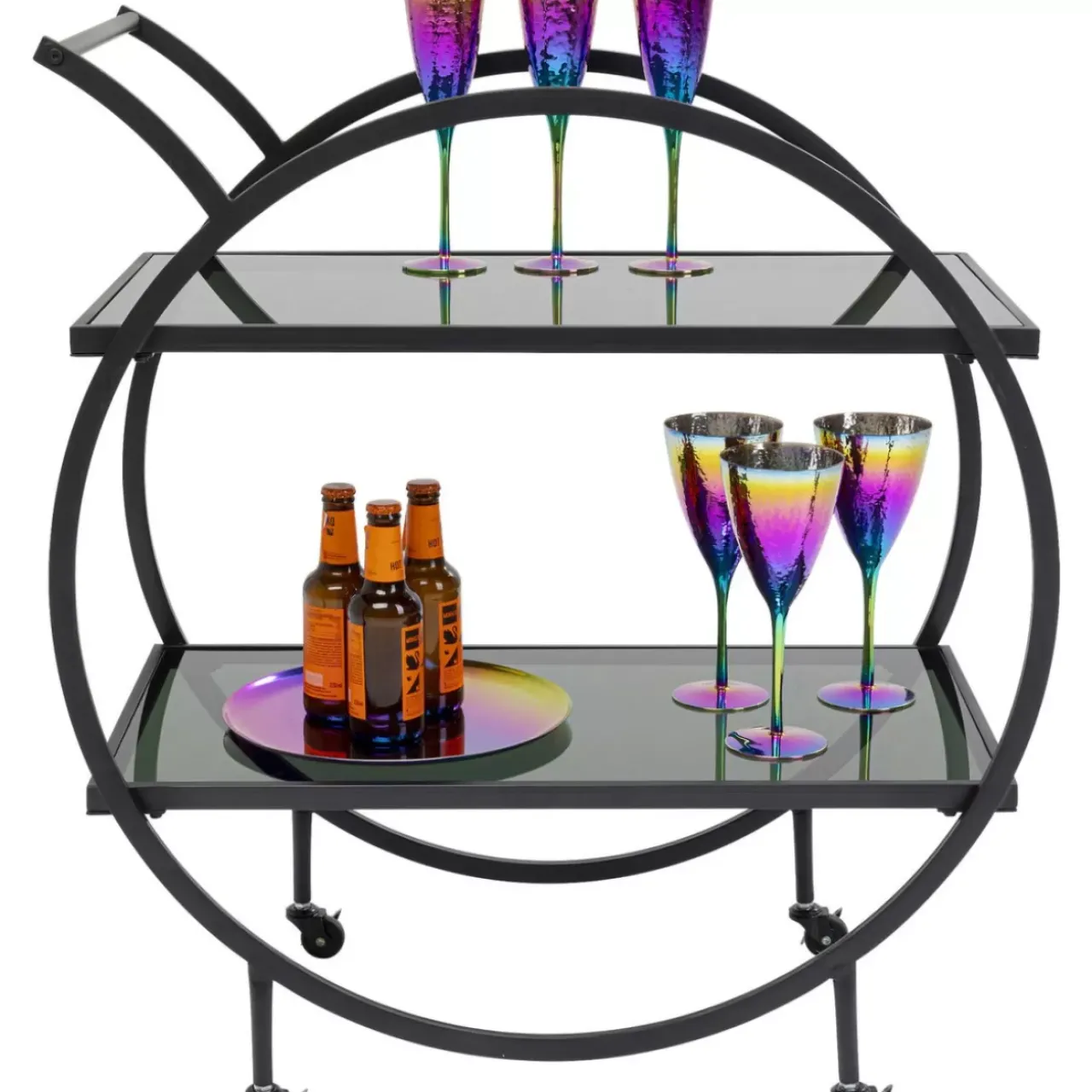 KARE Design Tische-Servierwagen Loft Schwarz