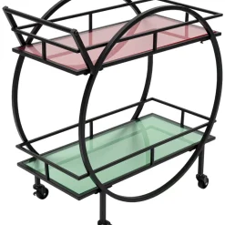 KARE Design Tische-Servierwagen Rainbow Rund
