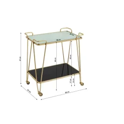 KARE Design Tische-Servierwagen West Coast