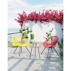 KARE Design Outdoormöbel-Sessel Acapulco Gelb