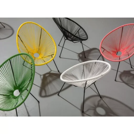 KARE Design Outdoormöbel-Sessel Acapulco Schwarz