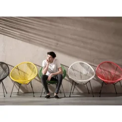 KARE Design Outdoormöbel-Sessel Acapulco Schwarz
