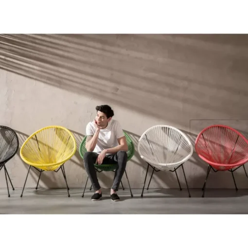 KARE Design Outdoormöbel-Sessel Acapulco Schwarz
