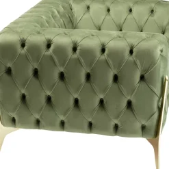 KARE Design Sessel-Sessel Bellissima Velvet Grun 120Cm