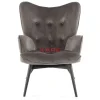 KARE Design Sessel-Sessel Black Vicky Velvet Grau