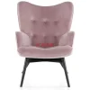 KARE Design Sessel-Sessel Black Vicky Velvet Rose