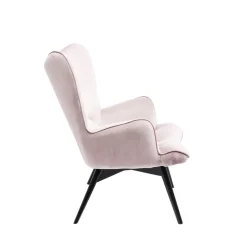 KARE Design Sessel-Sessel Black Vicky Velvet Rose