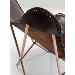 KARE Design Sessel-Sessel Butterfly Braun