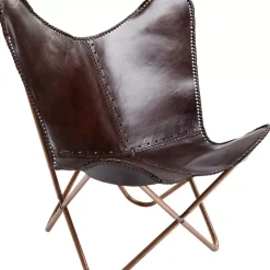 KARE Design Sessel-Sessel Butterfly Braun
