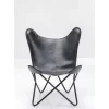 KARE Design Sessel-Sessel California Leder Schwarz