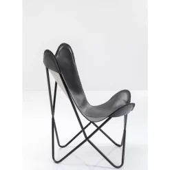 KARE Design Sessel-Sessel California Leder Schwarz