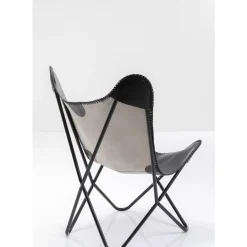 KARE Design Sessel-Sessel California Leder Schwarz