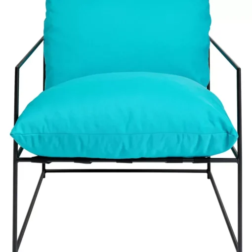 KARE Design Outdoormöbel-Sessel Cuby Garden Blau
