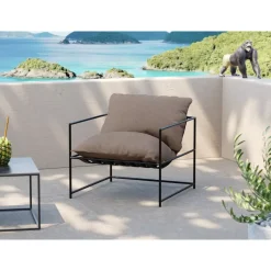 KARE Design Outdoormöbel-Sessel Cuby Garden Grau