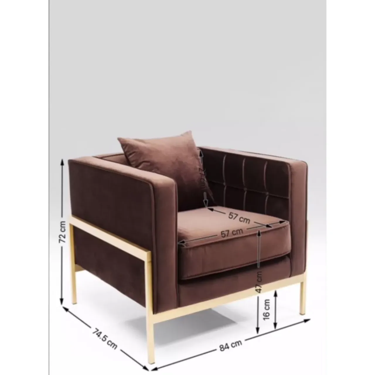 KARE Design Sessel-Sessel Loft Braun