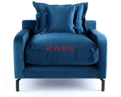 KARE Design Sessel-Sessel Lullaby Petrol