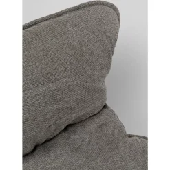 KARE Design Sessel-Sessel Mit Hocker Snuggle Grau (2/Tlg)