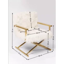 KARE Design Sessel-Sessel Mr. Fluffy