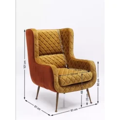 KARE Design Sessel-Sessel Nonna