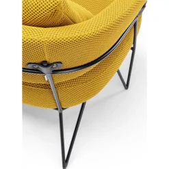 KARE Design Sessel-Sessel Peppo Gelb