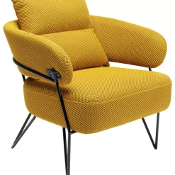 KARE Design Sessel-Sessel Peppo Gelb