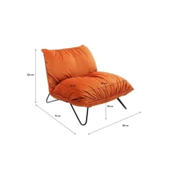 KARE Design Sessel-Sessel Porto Pino Curry