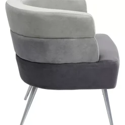 KARE Design Sessel-Sessel Sandwich Grau