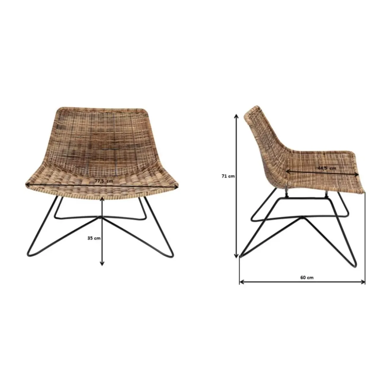 KARE Design Outdoormöbel-Sessel Sansibar Lounge