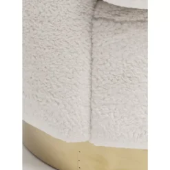 KARE Design Sessel-Sessel Silhouette Fur Weiss