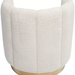 KARE Design Sessel-Sessel Silhouette Fur Weiss