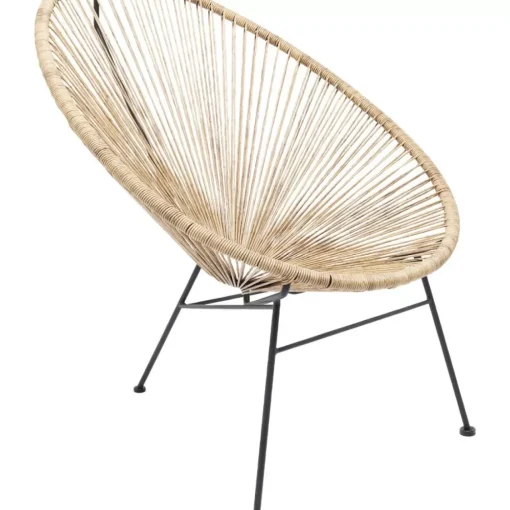 KARE Design Outdoormöbel-Sessel Spaghetti Natur