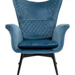 KARE Design Sessel-Sessel Tudor Velvet Petrol