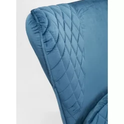 KARE Design Sessel-Sessel Tudor Velvet Petrol