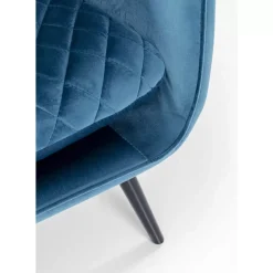 KARE Design Sessel-Sessel Tudor Velvet Petrol