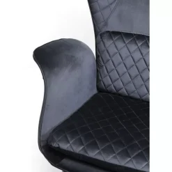 KARE Design Sessel-Sessel Tudor Velvet Schwarz