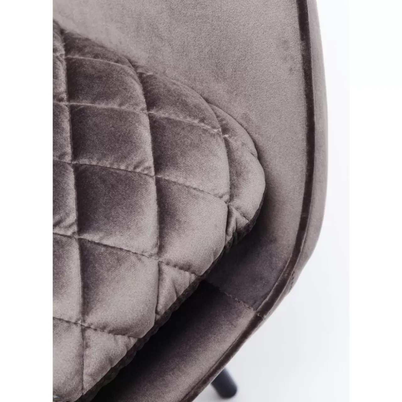 KARE Design Sessel-Sessel Tudor Velvet Silbergrau