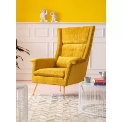 KARE Design Sessel-Sessel Vegas Forever Gelb