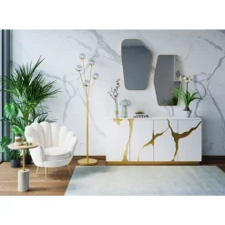 KARE Design Sessel-Sessel Water Lily Beige