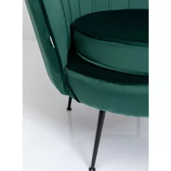 KARE Design Sessel-Sessel Water Lily Black Dunkelgrun