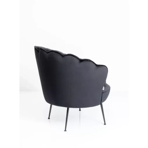 KARE Design Sessel-Sessel Water Lily Black Schwarz