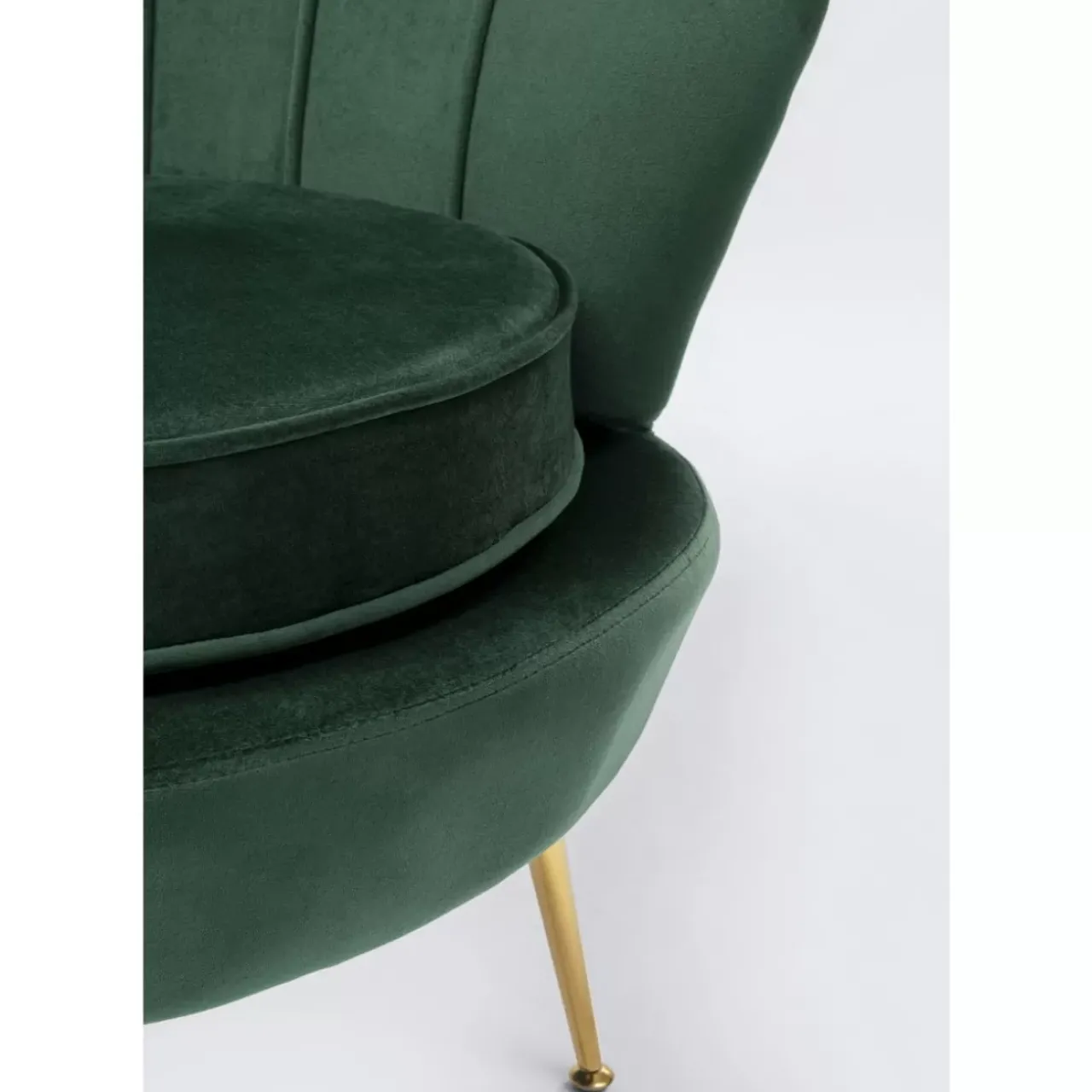 KARE Design Sessel-Sessel Water Lily Dunkel Grun