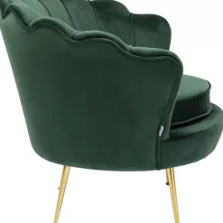 KARE Design Sessel-Sessel Water Lily Dunkel Grun