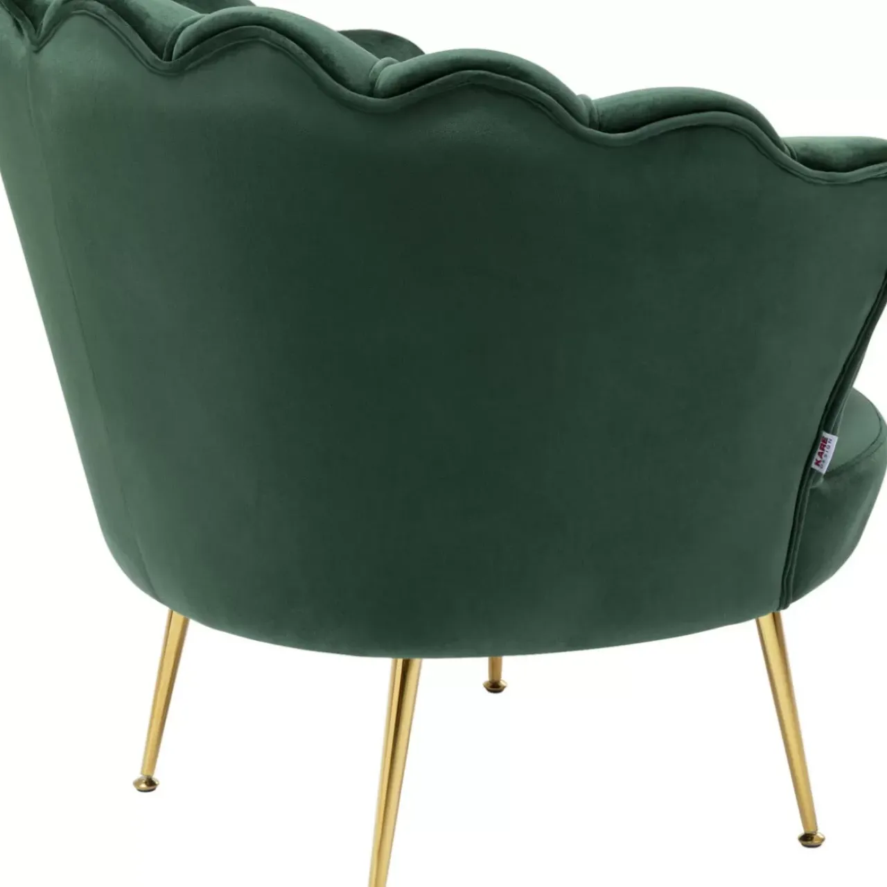 KARE Design Sessel-Sessel Water Lily Dunkel Grun