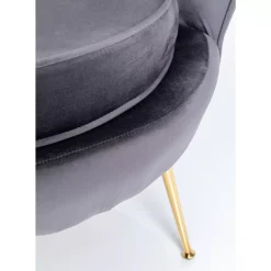 KARE Design Sessel-Sessel Water Lily Gold Grau