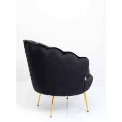 KARE Design Sessel-Sessel Water Lily Gold Schwarz
