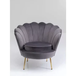 KARE Design Sessel-Sessel Water Lily Grau