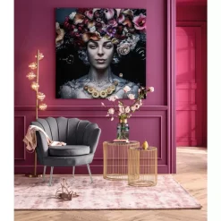 KARE Design Sessel-Sessel Water Lily Grau